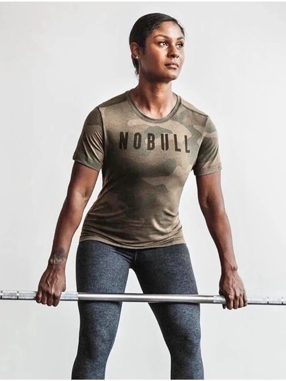NOBULL Fitted Tee Camo Short Sleeve Athletic Tee XS - NOBULL Camo Tee